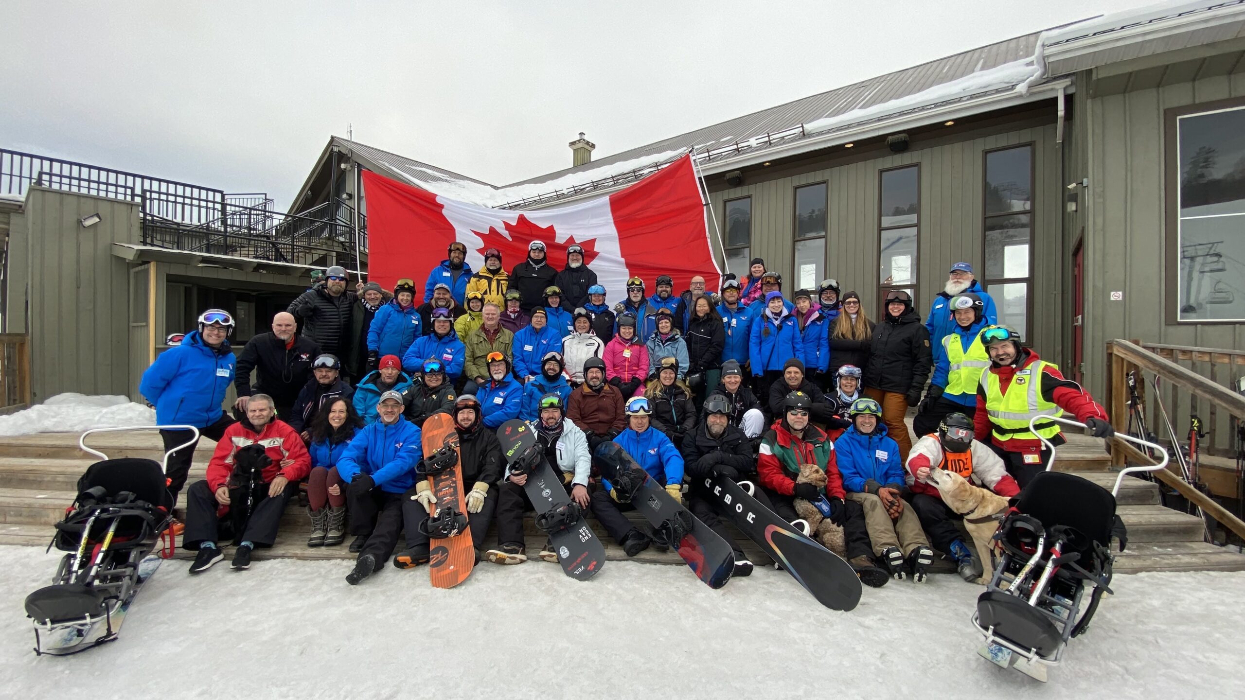 Group Shot of the 12th Annual Winter Sports Clinic