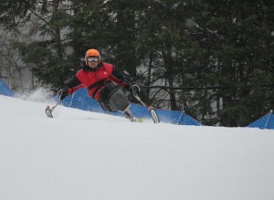 Andy, mono-skier